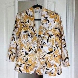 Womens multi colored suit jacket